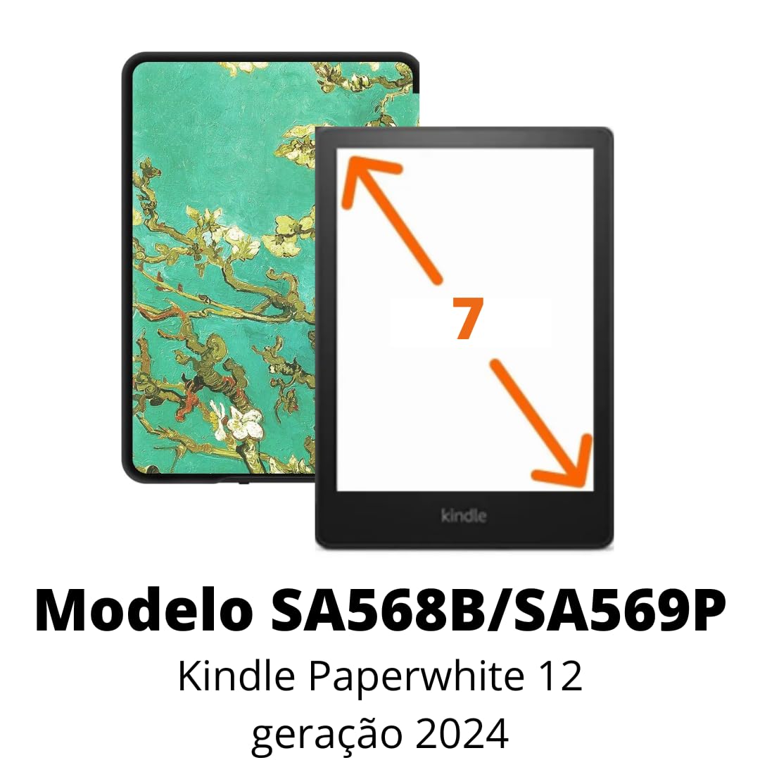 Capa Kindle Paperwhite SA568B/SA569P SIGNATURE 2024 Com Alça +
